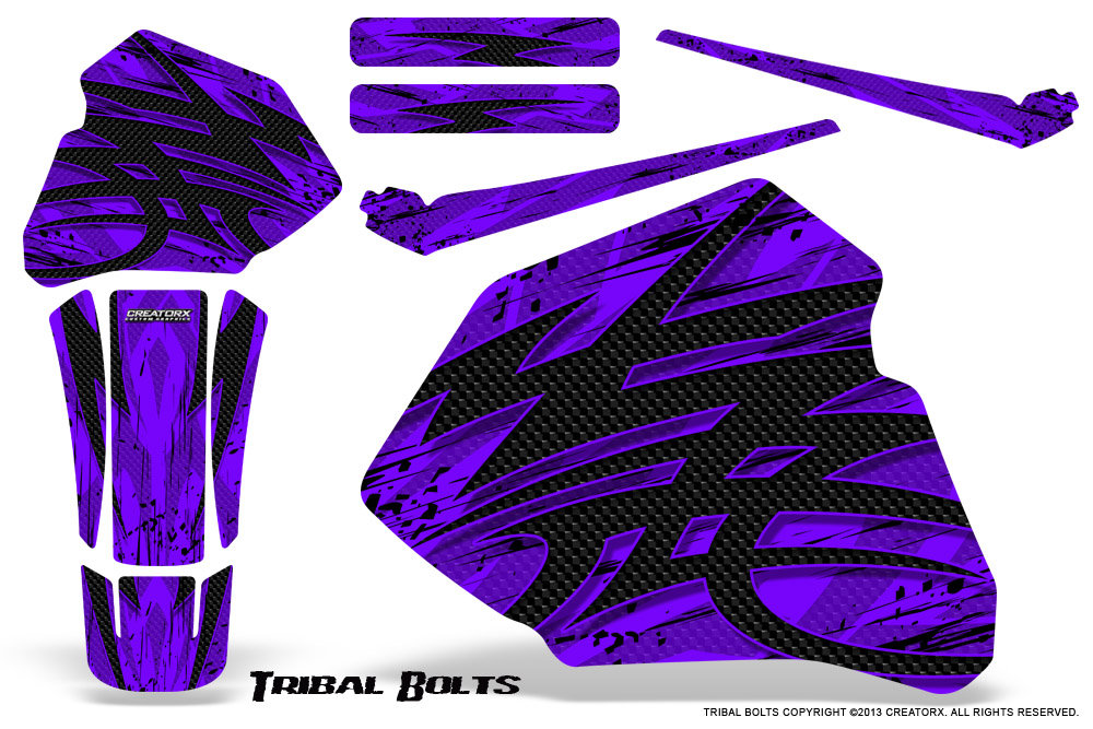 Honda XR80 XR100 85-00 Tribal Bolts Purple